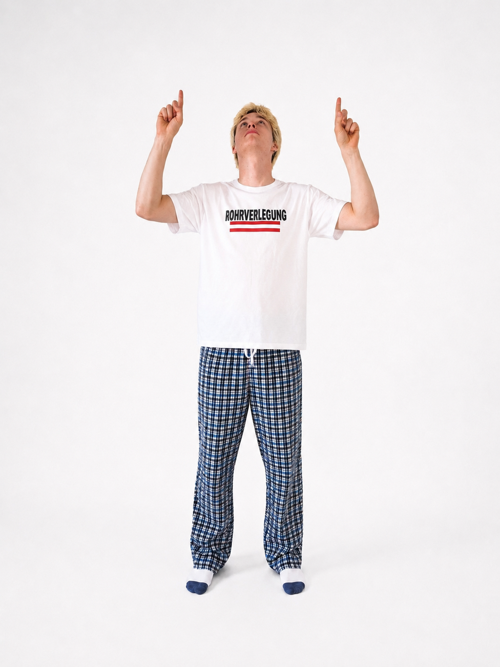 "Rohrverlegung" Pyjama SET